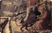 Fra Filippo Lippi St Jerome and the Lion USA oil painting artist